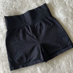 SHEIN black workout shorts